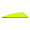 Q2i 2.1" Fusion X II Vanes 36pk Neon Yellow