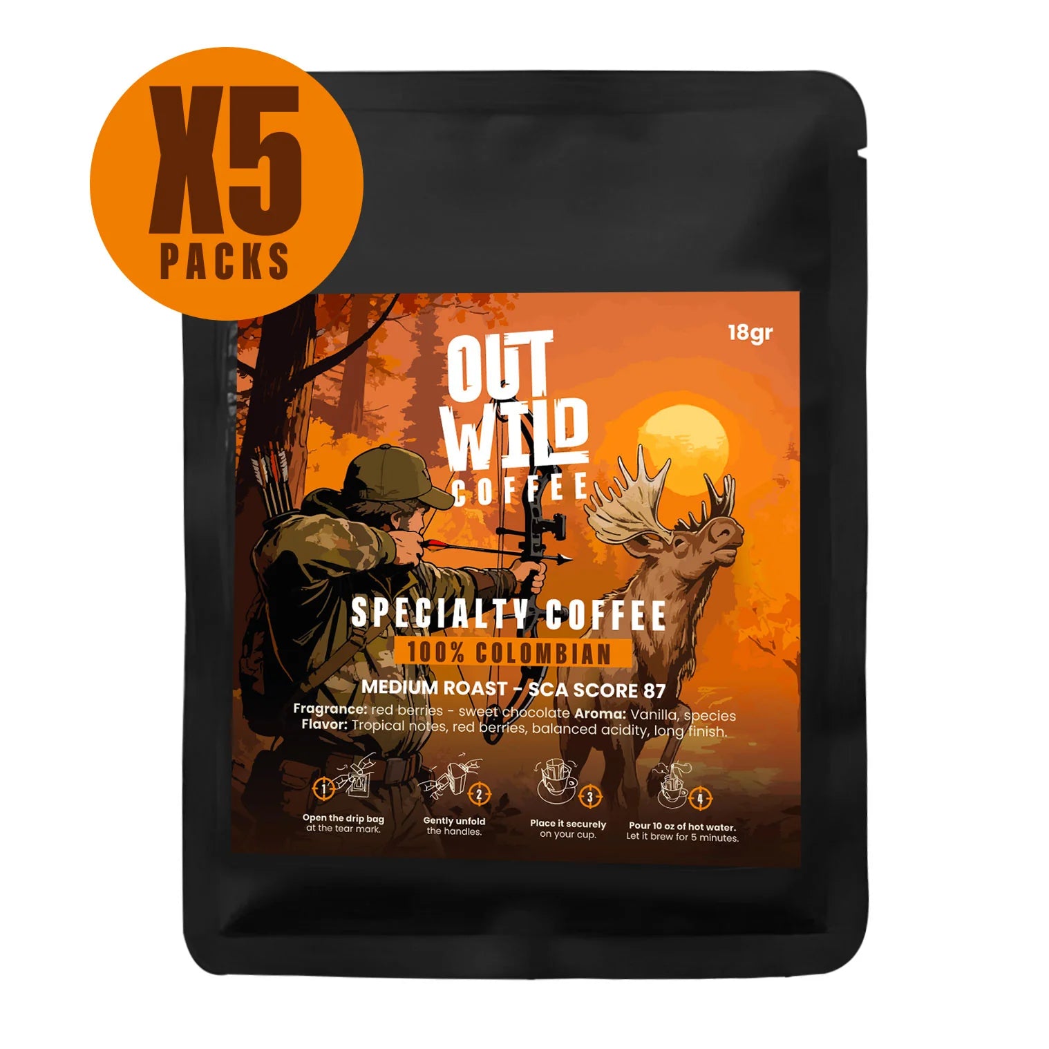 OutWild Coffee Drip 5pack
