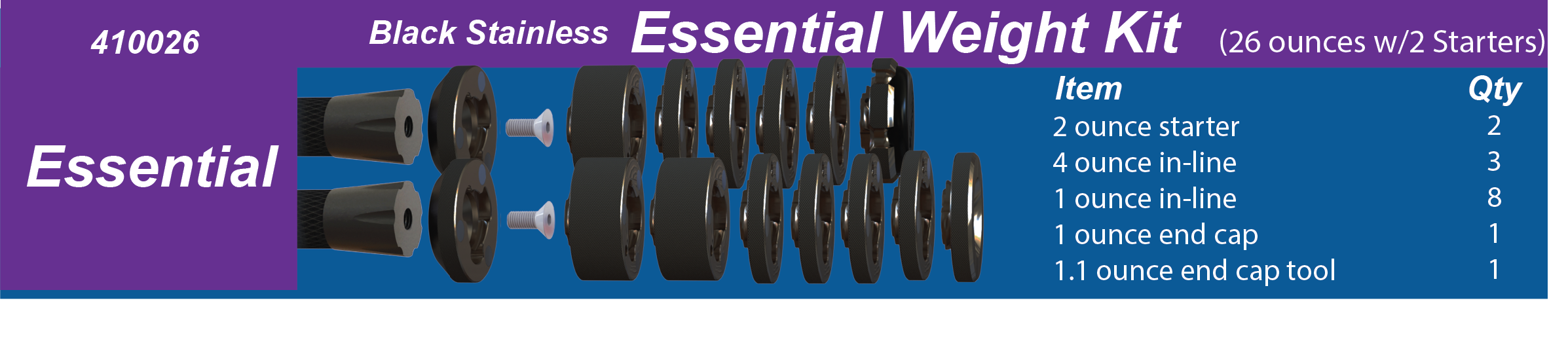 Hamskea Essential Weight Kit Black
