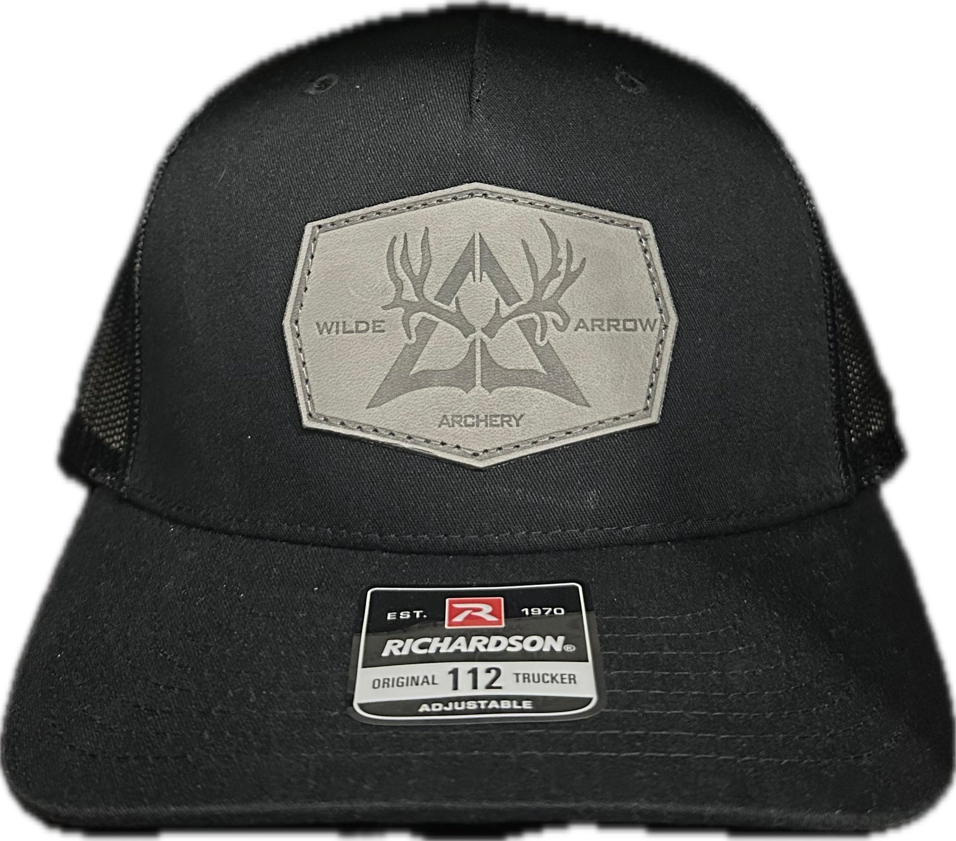 Wilde Arrow Bucked Leather Patch Hat